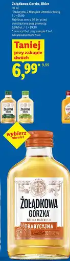 Lidl Żołądkowa Gorzka, likier oferta
