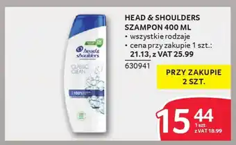 Selgros Head & shoulders szampon oferta