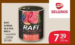 Selgros Rafi karma dla psa oferta