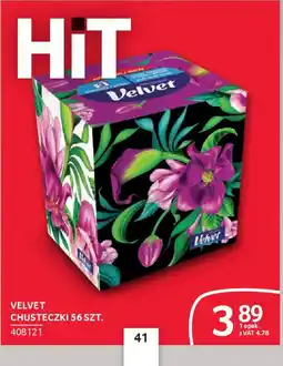 Selgros Velvet chusteczki oferta