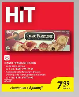 Selgros Ciasto francuskie oferta