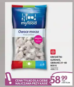 Selgros Krewetki surowe, obrane 31-40 oferta