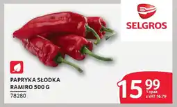 Selgros Papryka słodka ramiro oferta