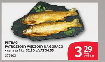 Selgros Pstrąg patroszony wędzony na gorąco oferta