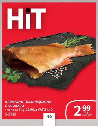 Selgros Karmazyn tusza wędzona na gorąco oferta