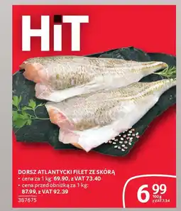 Selgros Dorsz atlantycki filet ze skórą oferta