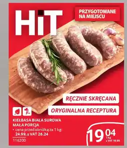 Selgros Kiełbasa biała surowa mała porcja oferta