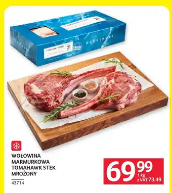 Wołowina marmurkowa tomahawk stek mrożony