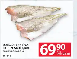 Selgros Dorsz atlantycki filet ze skórą box oferta