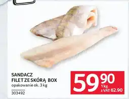 Selgros Sandacz filet ze skórą box oferta