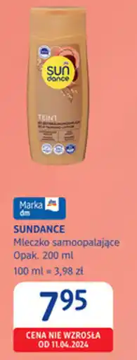 dm drogerie markt SUNDANCE Mleczko samoopalające oferta