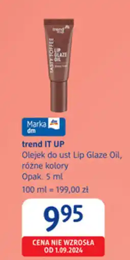 dm drogerie markt Trend IT UP Olejek do ust Lip Glaze Oil oferta