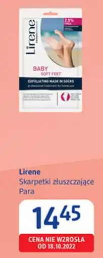 dm drogerie markt Lirene Skarpetki złuszczające oferta