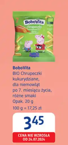 dm drogerie markt Bobovita BIO Chrupeczki kukurydziane, dla niemowląt oferta