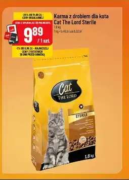 Polomarket Karma z drobiem dla kota Cat The Lord Sterile oferta