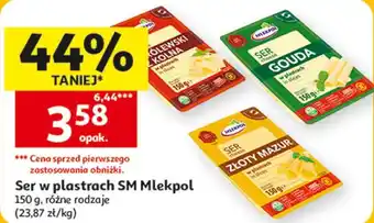 Auchan Ser w plastrach SM Mlekpol oferta