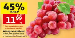 Auchan Winogrona różowe luzem oferta