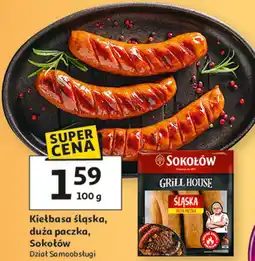Auchan Kiełbasa śląska, duża paczka, Sokołów oferta