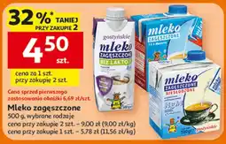 Auchan Mleko zagęszczone oferta