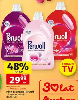 Auchan Płyn do prania Perwoll 3 l, wybrane rodzaje oferta