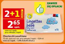 Auchan Chusteczki nawilżane Auchan oferta