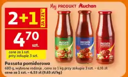 Auchan Passata pomidorowa Auchan, 680 g, wybrane rodzaje oferta