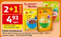 Auchan Płatki śniadaniowe Auchan, 500 g, różne rodzaje oferta