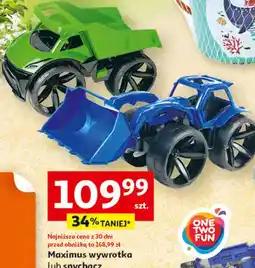 Auchan Maximus wywrotka lub spychacz One Two Fun oferta