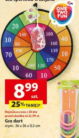 Auchan Gra dart ONE TWO FUN oferta