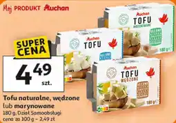 Auchan Tofu naturalne, wędzone lub marynowane oferta