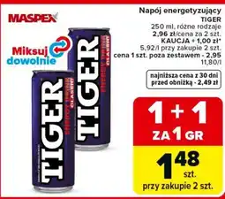 Carrefour Napój energetyzujący TIGER oferta