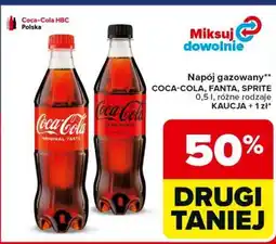 Carrefour Napój gazowany COCA-COLA, FANTA, SPRITE oferta