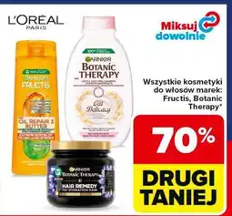 Carrefour Wszystkie kosmetyki do włosów marek: Fructis, Botanic Therapy oferta