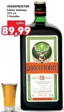 Kaufland JÄGERMEISTER Likier ziołowy 35% alk. 1 l butelka oferta