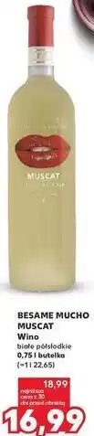Kaufland BESAME MUCHO MUSCAT Wino białe półsłodkie oferta