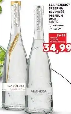 Kaufland ŁZA PSZENICY SREBRNA CZYSTOŚĆ, PREMIUM Wódka 40% alk. 0,7 l butelka oferta