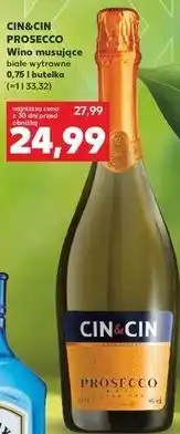 Kaufland CIN&CIN PROSECCO Wino musujące białe wytrawne oferta