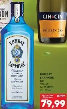 Kaufland BOMBAY SAPPHIRE Gin 40% alk oferta