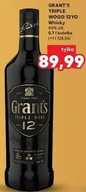 Kaufland GRANT'S TRIPLE WOOD 12YO Whisky oferta
