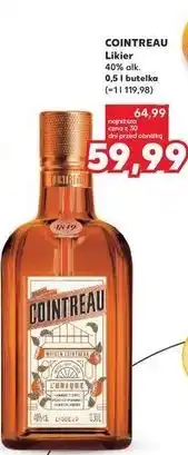 Kaufland COINTREAU Likier 40% alk. 0,5 l butelka oferta