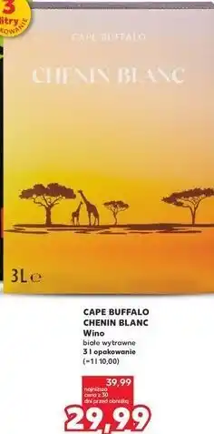 Kaufland Wino Cape Buffalo Chenin Blanc oferta