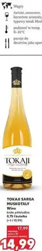 Kaufland Wino białe półsłodkie TOKAJI SARGA MUSKOTALY oferta