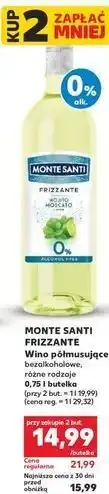 Kaufland MONTE SANTI FRIZZANTE Wino półmusujące bezalkoholowe oferta
