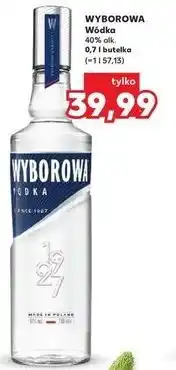 Kaufland WYBOROWA Wódka 40% alk. 0,7 l butelka oferta