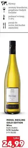 Kaufland Wino białe słodkie MOSEL RIESLING GOLD EDITION oferta