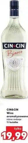 Kaufland CIN&CIN Wino aromatyzowane różne rodzaje 1 l butelka oferta