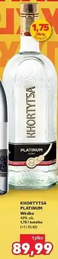 Kaufland Khortytsa Platinum Wódka 1,75 l butelka oferta