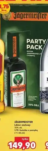 Kaufland Jägermeister Likier ziołowy 1,75 l butelka z pompką oferta