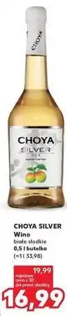 Kaufland CHOYA SILVER Wino białe słodkie 0,5 l butelka oferta
