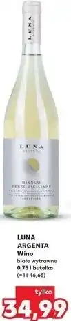 Kaufland LUNA ARGENTA Wino białe wytrawne oferta